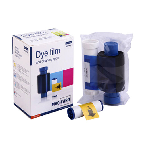  Magicard Color Printer Ribbon MA250YMCKOK Six-panel Color Dye Film (250 ID-Card Prints) HuntOffice.co.uk