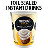 nescafe & go foil sealed cups