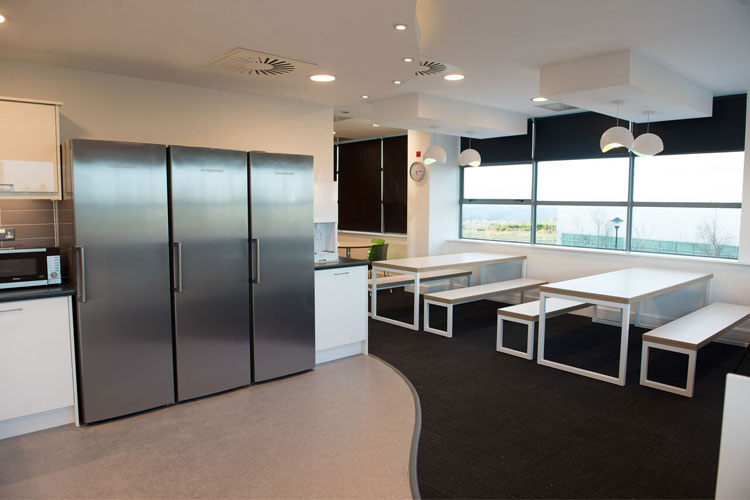  Canteen Amazon Contact Centre in Cork Office Fitout Project By Huntoffice Interiors