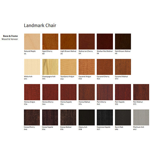 Herman Miller Landmark Chair Frame Colour Options