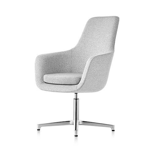 Herman Miller Saiba Chair Grey Fabric High Back