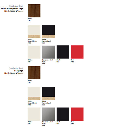 Herman Miller Steelwood Seating Color Range