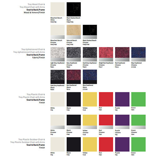 Herman Miller Troy Seating Colour Range