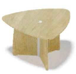 Intuition Meeting & Conference Tables - Plectrum Shaped Veneered Table