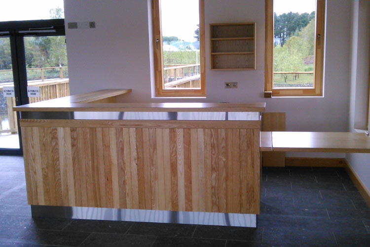 Lough Boora Reception Desk