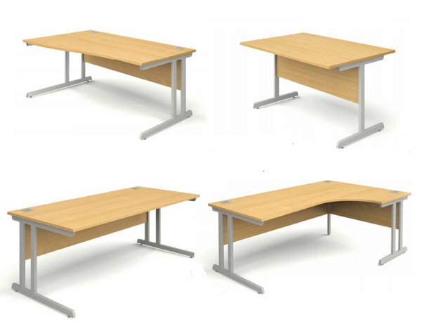 Mix desking styles available
