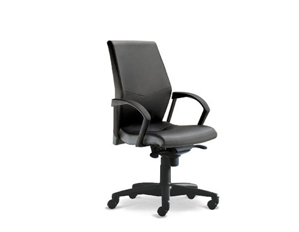 Ocean Executive Seating - Medium Back with Black Arms and Back Base