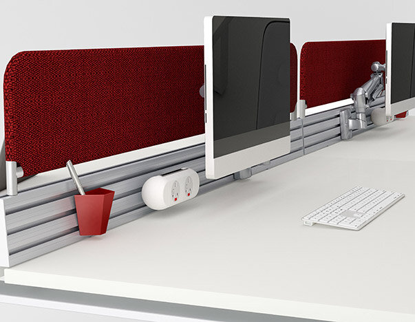 podium fabric  red desktop screen