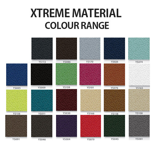 xtreme material colour range for Kleiber Vizz tub chairs