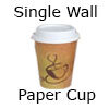single wall paper disposable cup