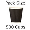 disposable paper cups pack size 500