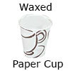 waxed insulated paper cup