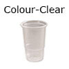 disposable pint plastic glasses clear colour