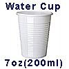 white 7 oz 200 ml non vending disposable water cold drink cup