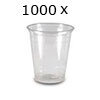 clear colour water non vending cold drink disposable cup pack of 1000