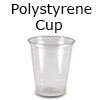 disposable non vending water cold drink cup made out of polystyrene