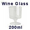 disposable wine glass 200ml