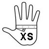 glove size xs
