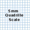 5mm quadrille scale graph pad