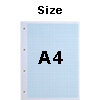 a4 size graph pad