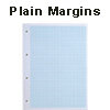 graph pad pages with plain margins