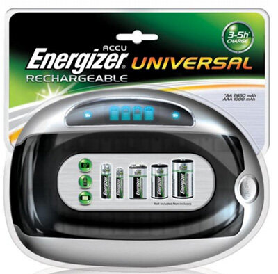 Energizer Universal Battery Charger for AAA AA C D 9V