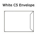 white c5 envelope