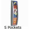 5 Display Pockets