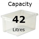 box capacity 42 litres