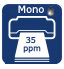 Mono ppm printing