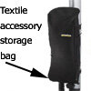 textile accsessory storage bag