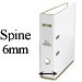 6mm spine width