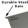 rexel multifile lateral files durable steel bars