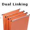 suspension files with dual linking system