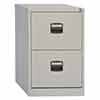 2 drawers flush front cabinet