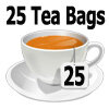 25 tea bags pack 