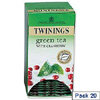 Twinings earl grey string and tag tea bag