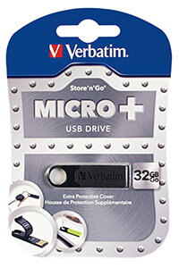verbatim Micro+ USB Drive 8gb black